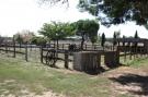 Mas de la Jasse du Barry, enclos bois chevaux, le Cailar